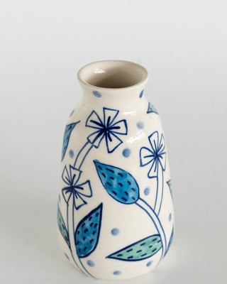 Vases & Planters Bella Handpainted Ceramic Mini Vase
