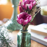 Vases & Planters Blooms - Dried Flowers Bouquet in Glass Vase