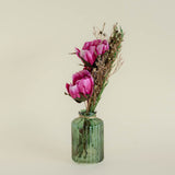 Vases & Planters Blooms - Dried Flowers Bouquet in Glass Vase