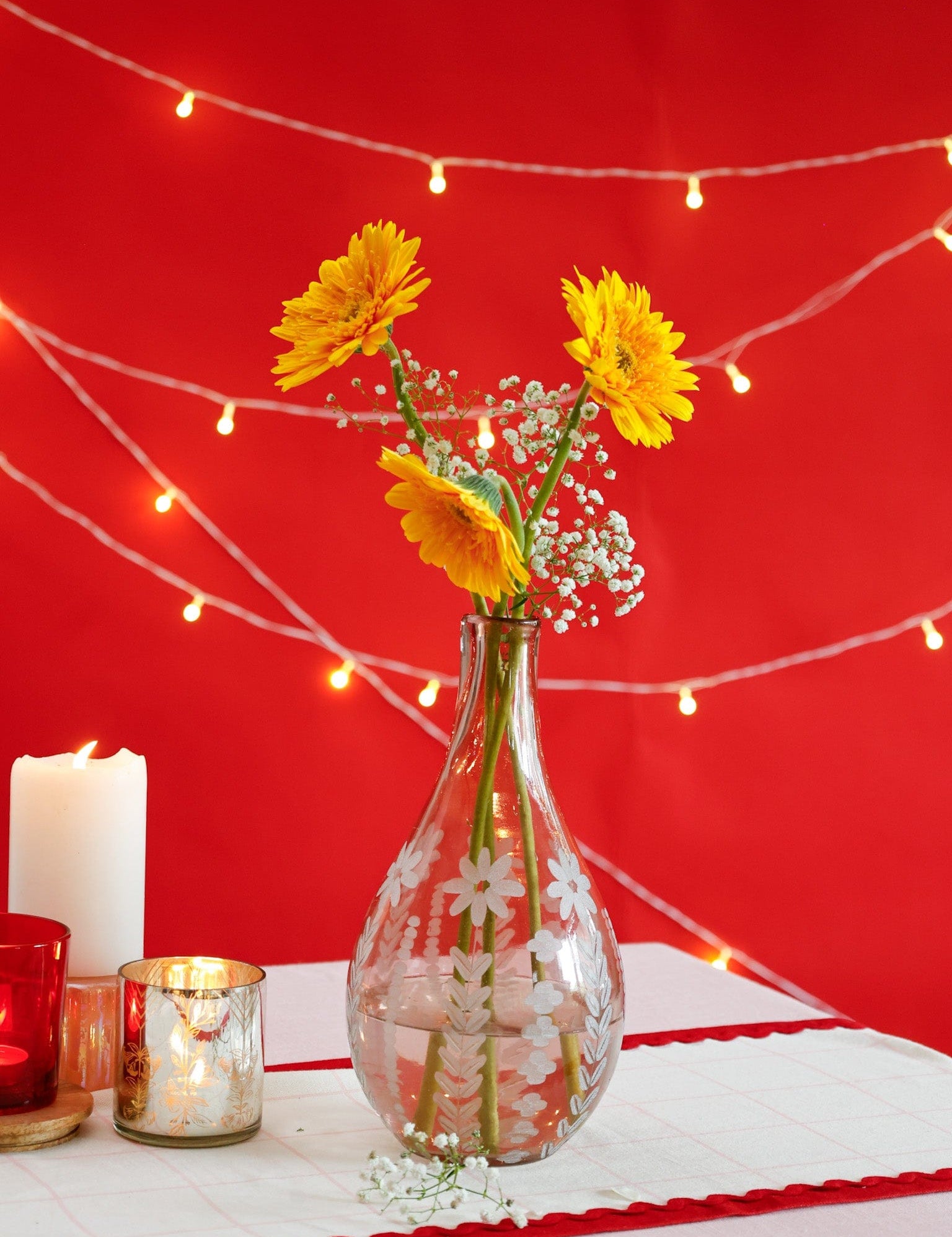 Vases & Planters Flower Fiesta Glass Vase