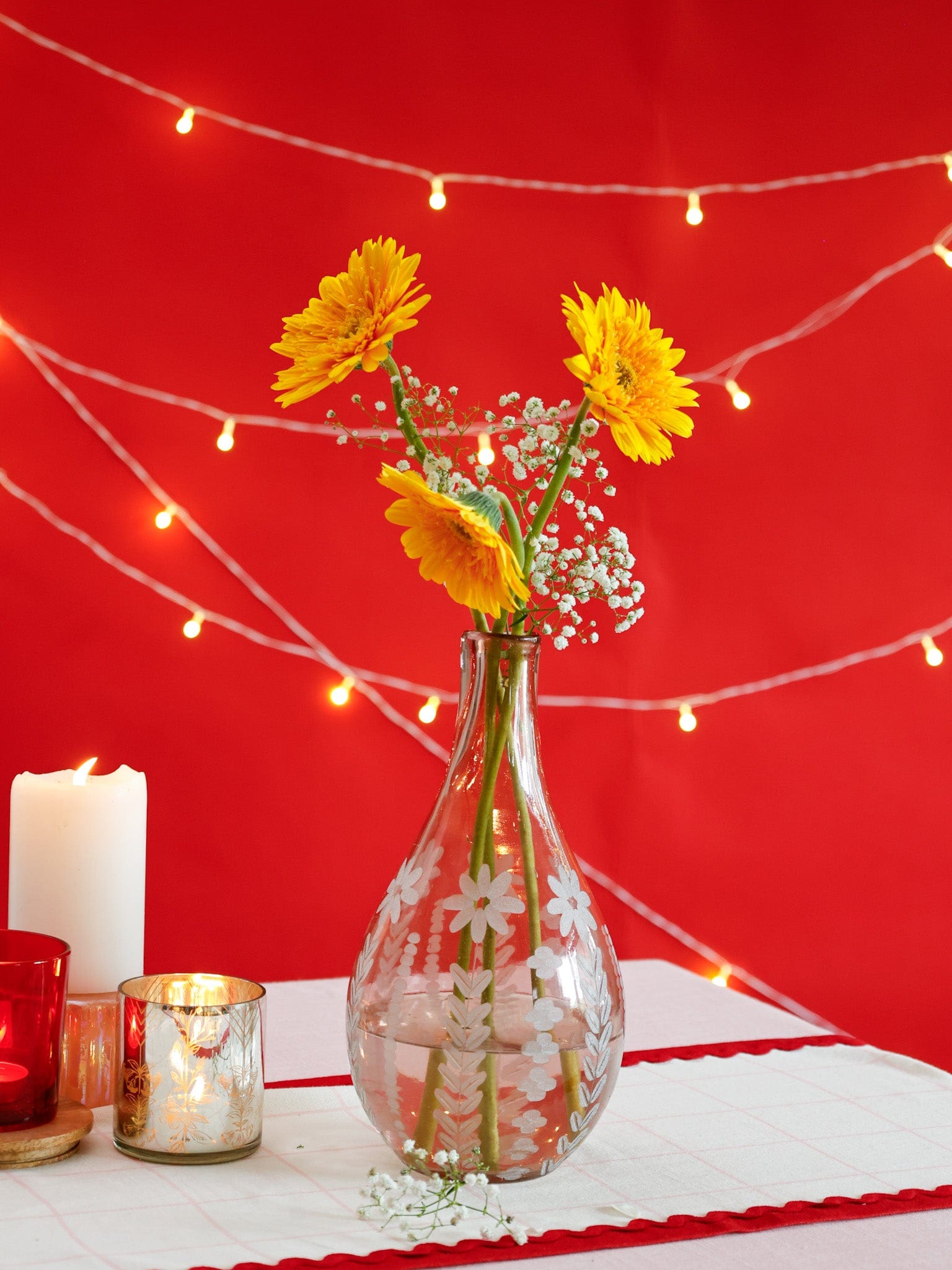 Vases & Planters Flower Fiesta Glass Vase