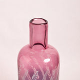 Vases & Planters Mirar Etched Glass Bottle Vase