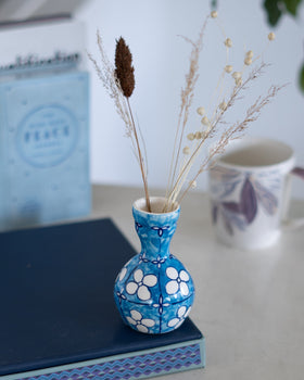 Vases & Planters Nila Handpainted Ceramic Mini Vase