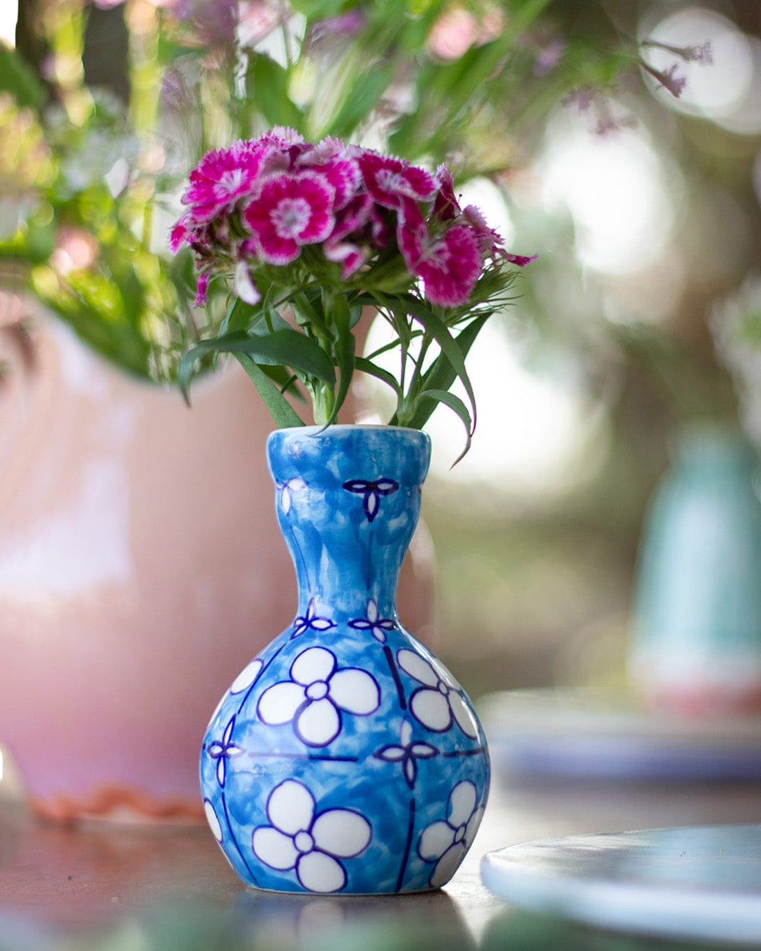Vases & Planters Nila Handpainted Ceramic Mini Vase