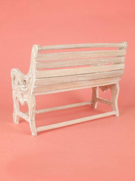 Wall Decor Alice Antique Fancy Bench | The Wishing Chair