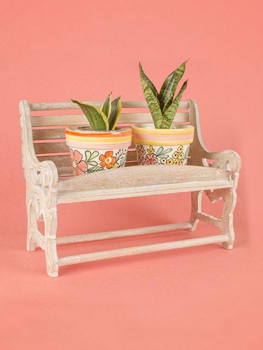 Wall Decor Alice Antique Fancy Bench | The Wishing Chair