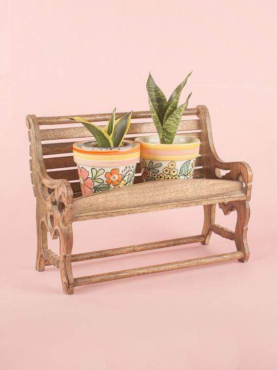 Wall Decor Alice Antique Fancy Bench | The Wishing Chair