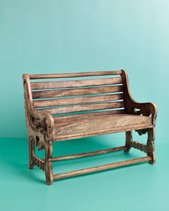 Wall Decor Alice Antique Fancy Bench | The Wishing Chair