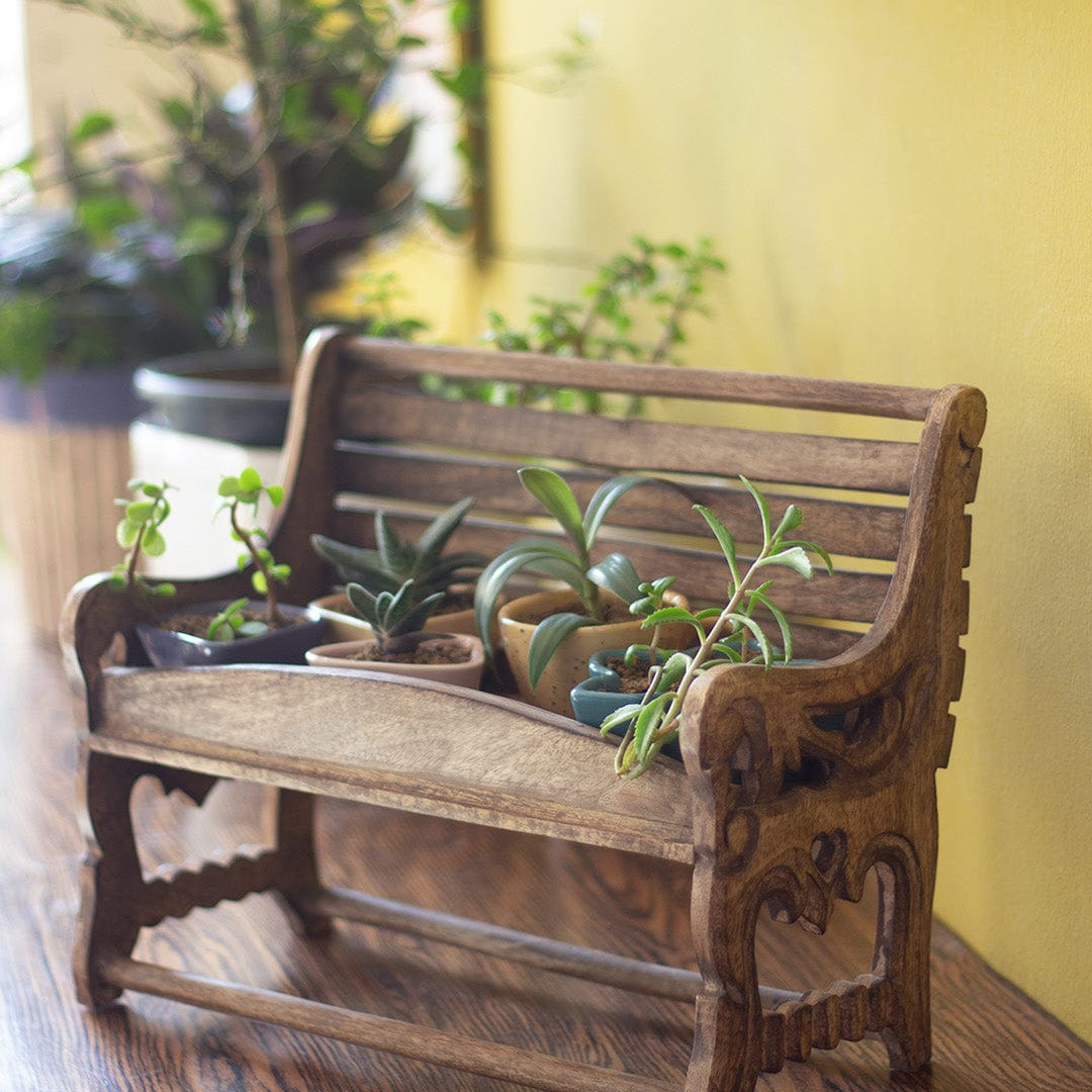 Wall Decor Alice Antique Fancy Bench | The Wishing Chair
