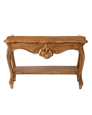 Wall Decor Alice Mini Table Handcrafted Wooden Wall Shelf