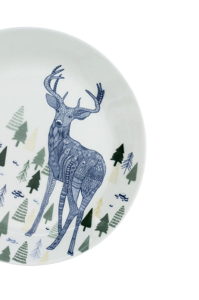 Wall Decor Animal Illustrative  Series Wall Plate - Deer