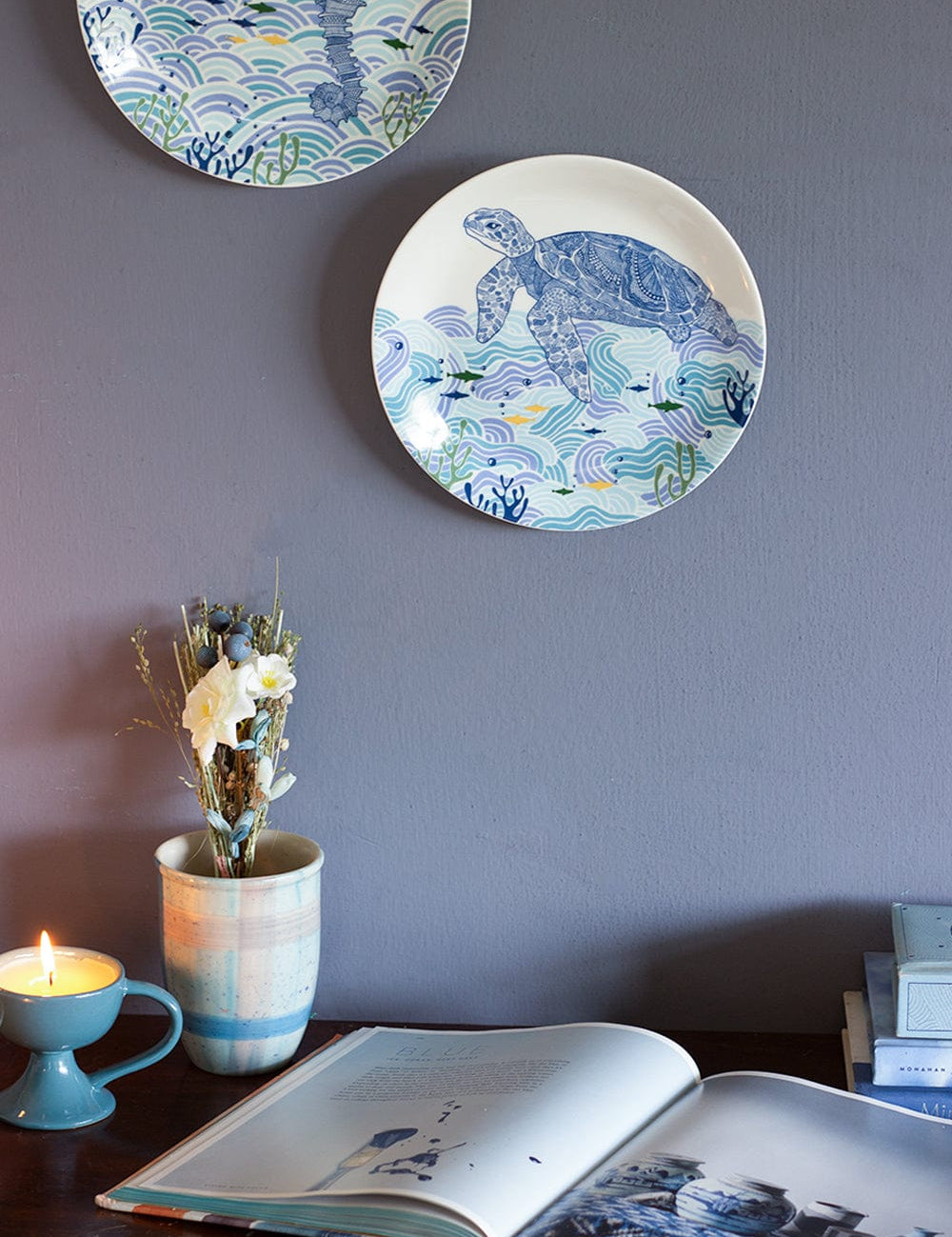 Wall Decor Animal Illustrative  Series Wall Plate - Turtle