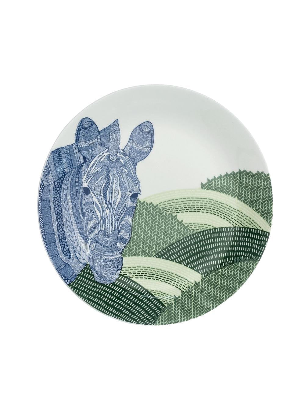 Wall Decor Animal Illustrative  Series Wall Plate - Zebra