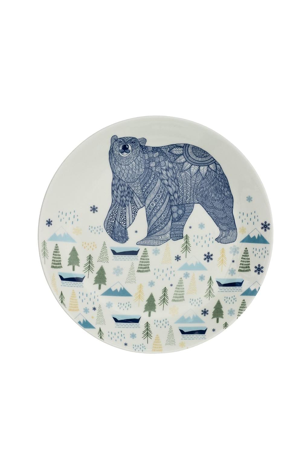 Wall Decor Animal Illustrative Series Wall Plates Set of 4