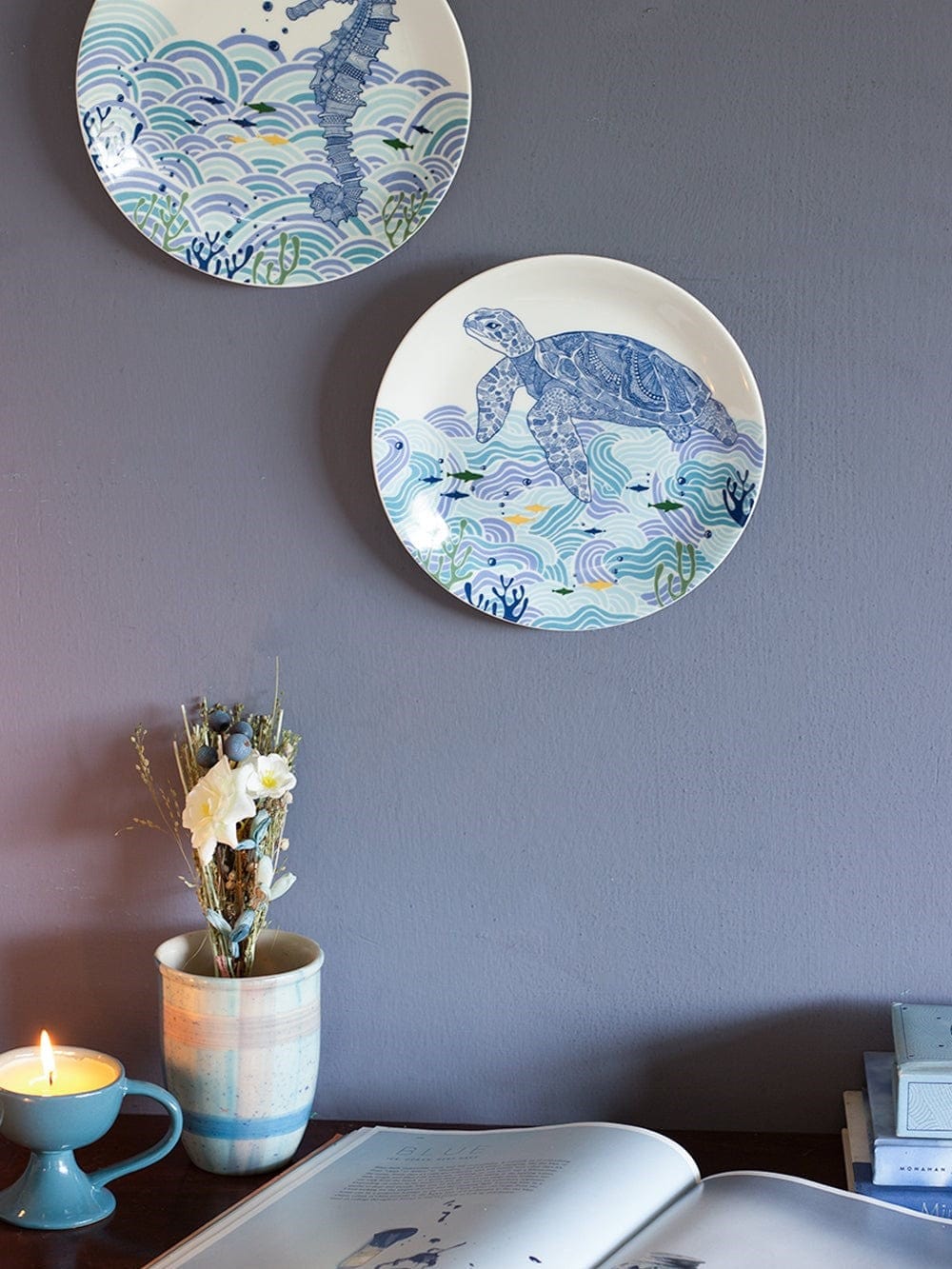 Wall Decor Animal Illustrative Series Wall Plates Set of 5