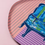 Wall Decor Armchair Metal Wall Plate