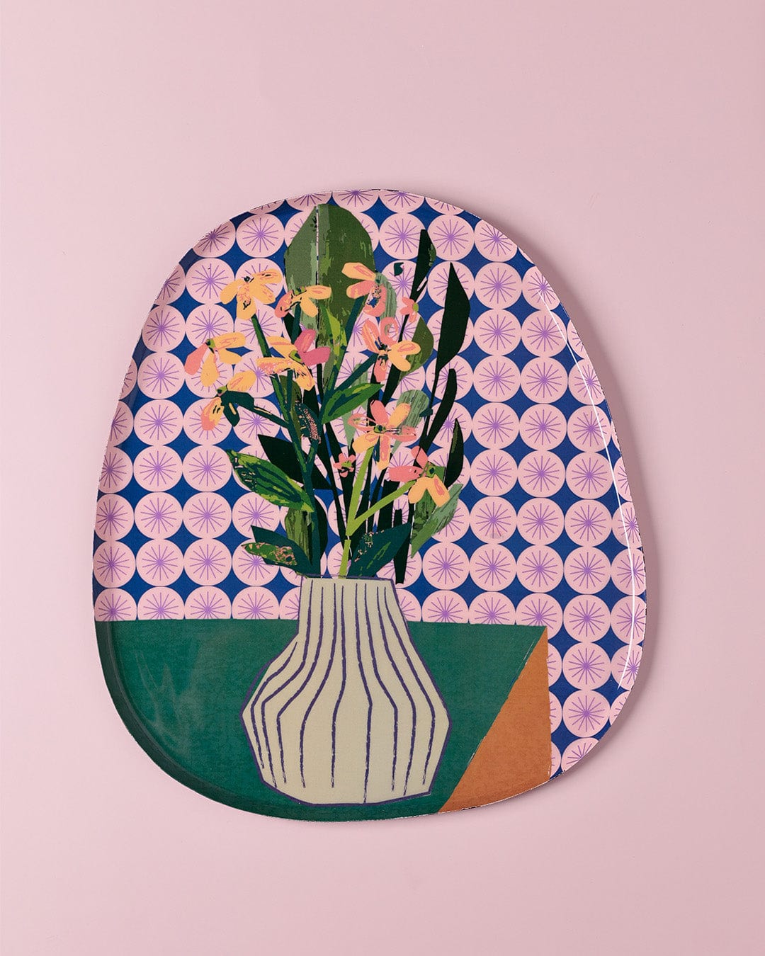Wall Decor Bud Vase Metal Wall Plate | The Wishing Chair