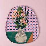 Wall Decor Bud Vase Metal Wall Plate | The Wishing Chair