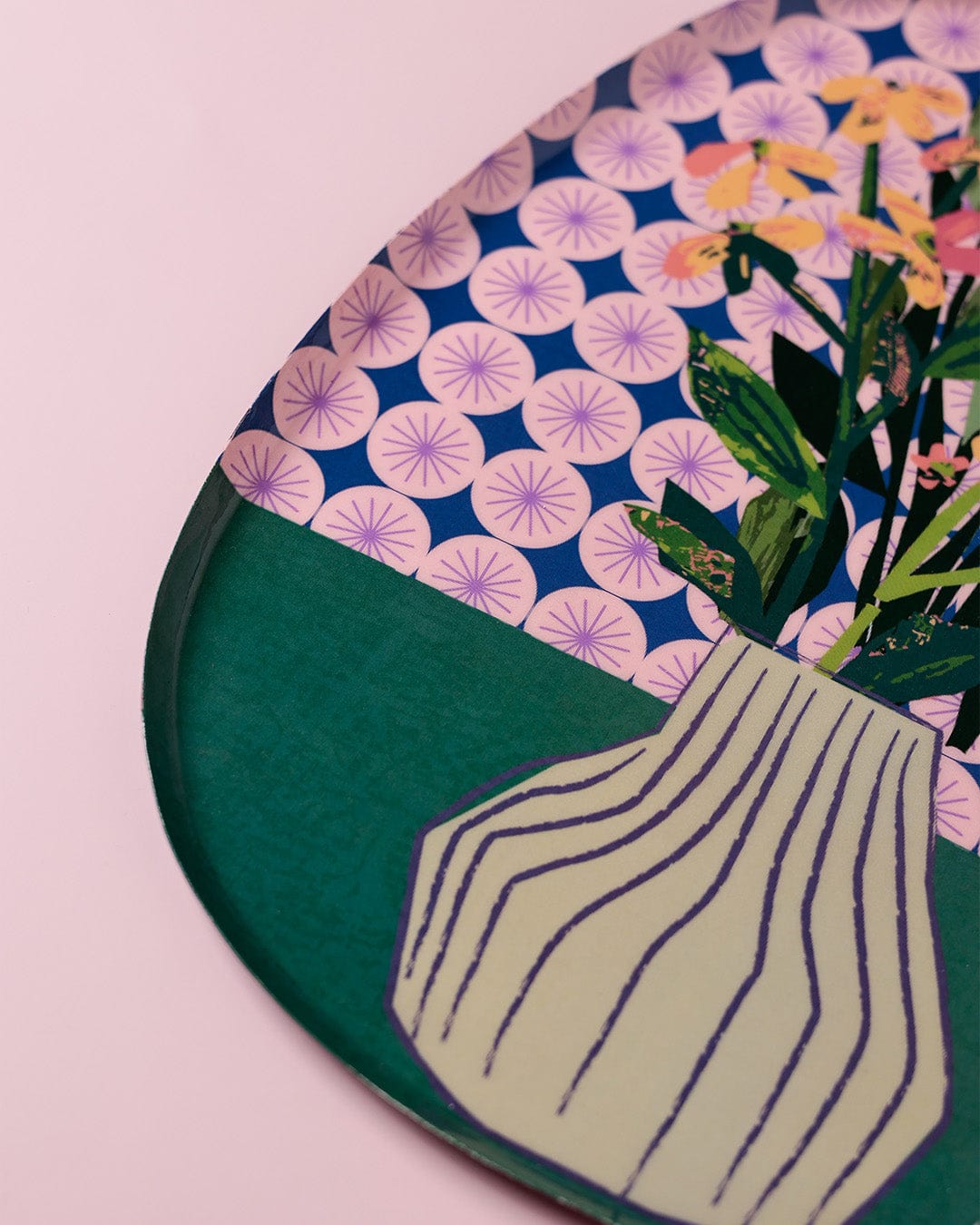 Wall Decor Bud Vase Metal Wall Plate | The Wishing Chair