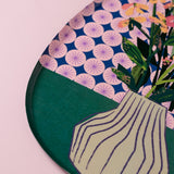 Wall Decor Bud Vase Metal Wall Plate | The Wishing Chair