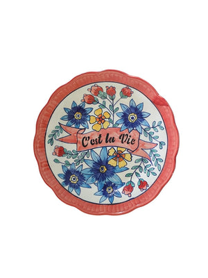 Wall Decor C'est La Vie Wall Plate