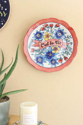 Wall Decor C'est La Vie Wall Plate