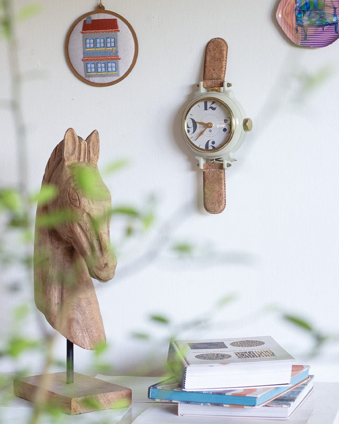 Chrono aluminium and wood wall clock with modern design | The Wishing Chair