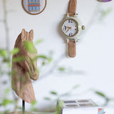 Chrono aluminium and wood wall clock with modern design | The Wishing Chair