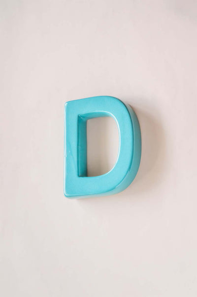 Wall Decor D Mottled Mono Wall Hanging Teal A to Z