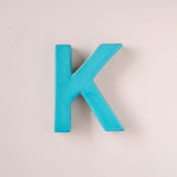 Wall Decor K Mottled Mono Wall Hanging Teal A to Z