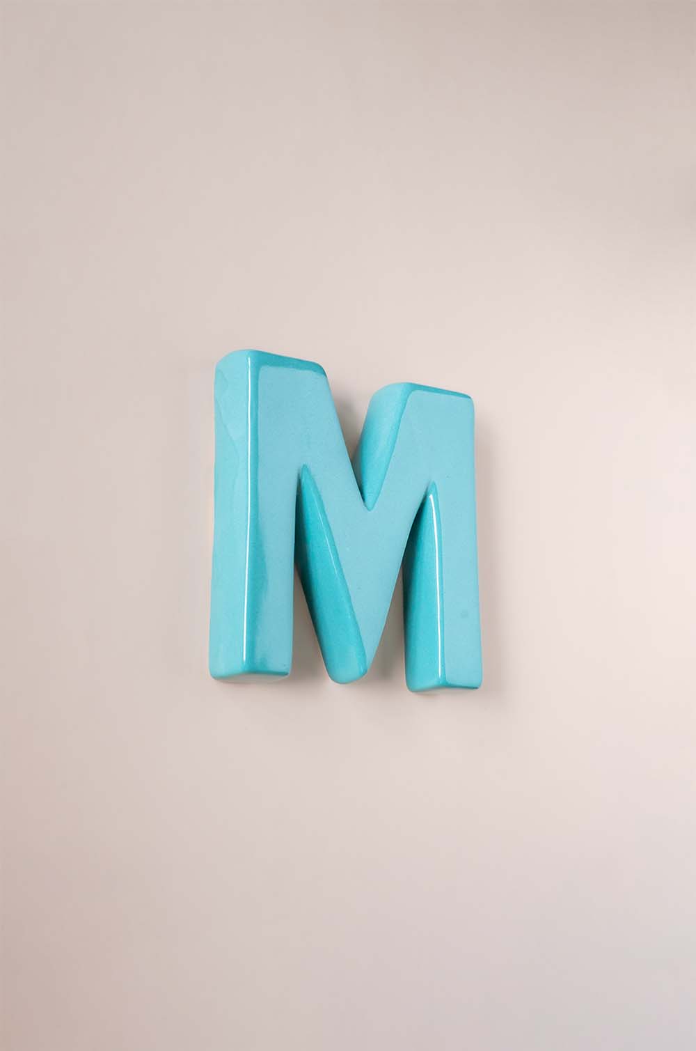 Wall Decor M Mottled Mono Wall Hanging Teal A to Z