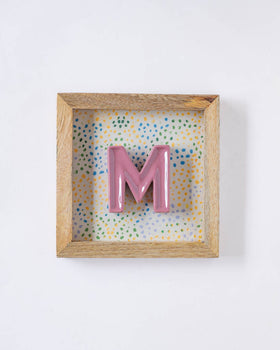 Wall Decor Mini Mottled Mono Wall Hanging - Pink