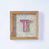 Wall Decor Mini Mottled Mono Wall Hanging - Pink