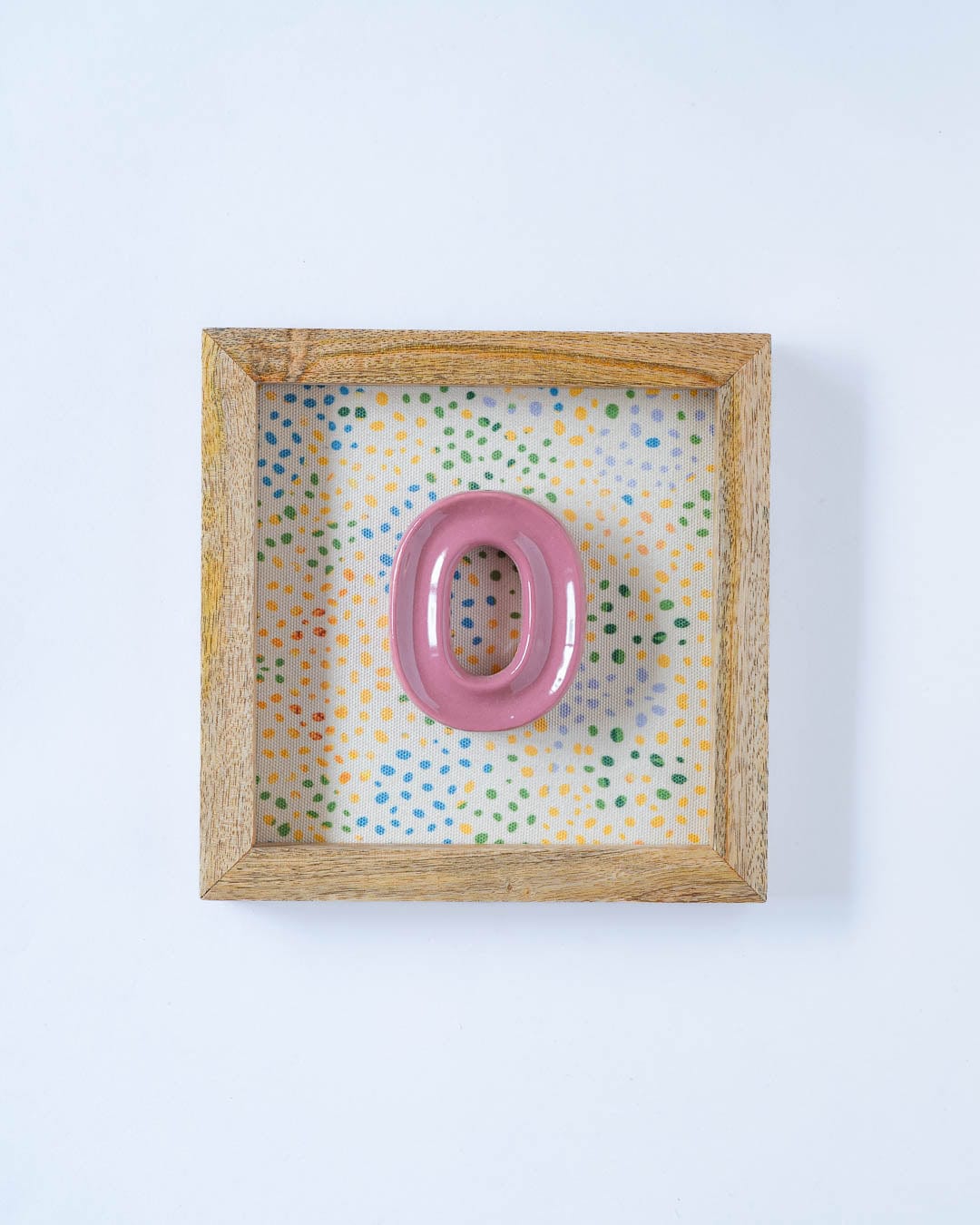 Wall Decor Mini Mottled Mono Wall Hanging - Pink