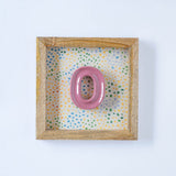 Wall Decor Mini Mottled Mono Wall Hanging - Pink