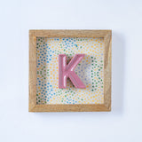 Wall Decor Mini Mottled Mono Wall Hanging - Pink