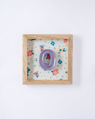 Wall Decor Mini Mottled Mono Wall Hanging - Purple