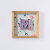 Wall Decor Mini Mottled Mono Wall Hanging - Purple