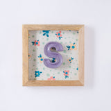 Wall Decor Mini Mottled Mono Wall Hanging - Purple