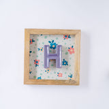 Wall Decor Mini Mottled Mono Wall Hanging - Purple