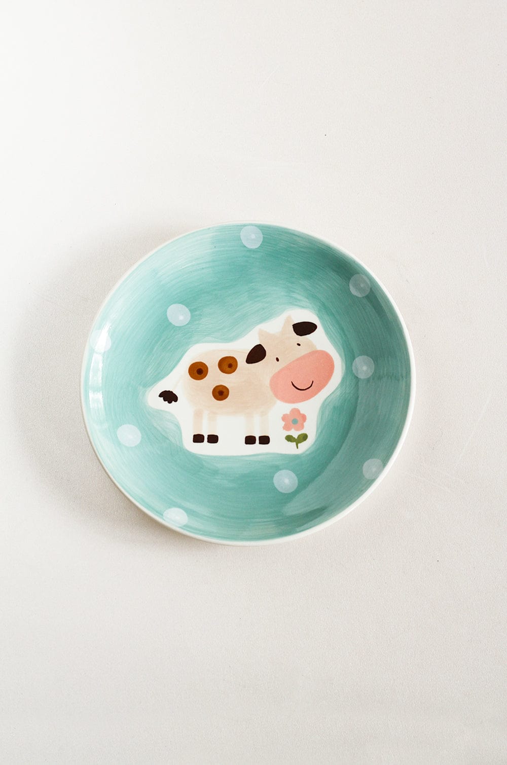 Wall Decor Moo Quirky Farm Handpainted Wall Plate