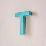Wall Decor Mottled Mono Wall Hanging Teal A to Z