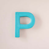 Wall Decor Mottled Mono Wall Hanging Teal A to Z