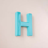 Wall Decor Mottled Mono Wall Hanging Teal A to Z