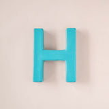 Wall Decor Mottled Mono Wall Hanging Teal A to Z