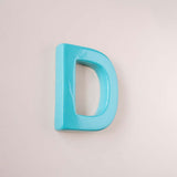 Wall Decor Mottled Mono Wall Hanging Teal A to Z