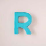 Wall Decor Mottled Mono Wall Hanging Teal A to Z