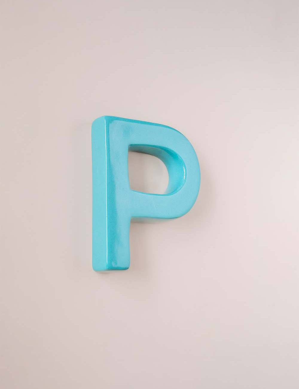 Wall Decor P Mottled Mono Wall Hanging Teal A to Z
