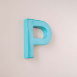 Wall Decor P Mottled Mono Wall Hanging Teal A to Z