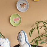 Wall Decor Quirky Farm Handpainted Wall Plate